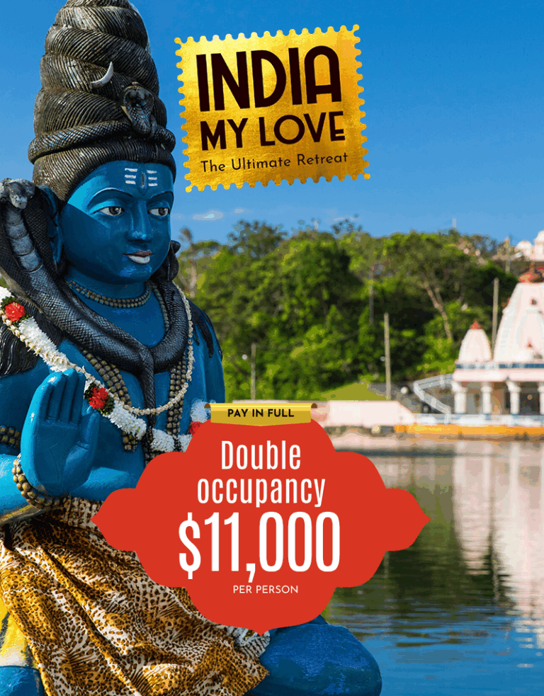 India My Love experience double occupancy